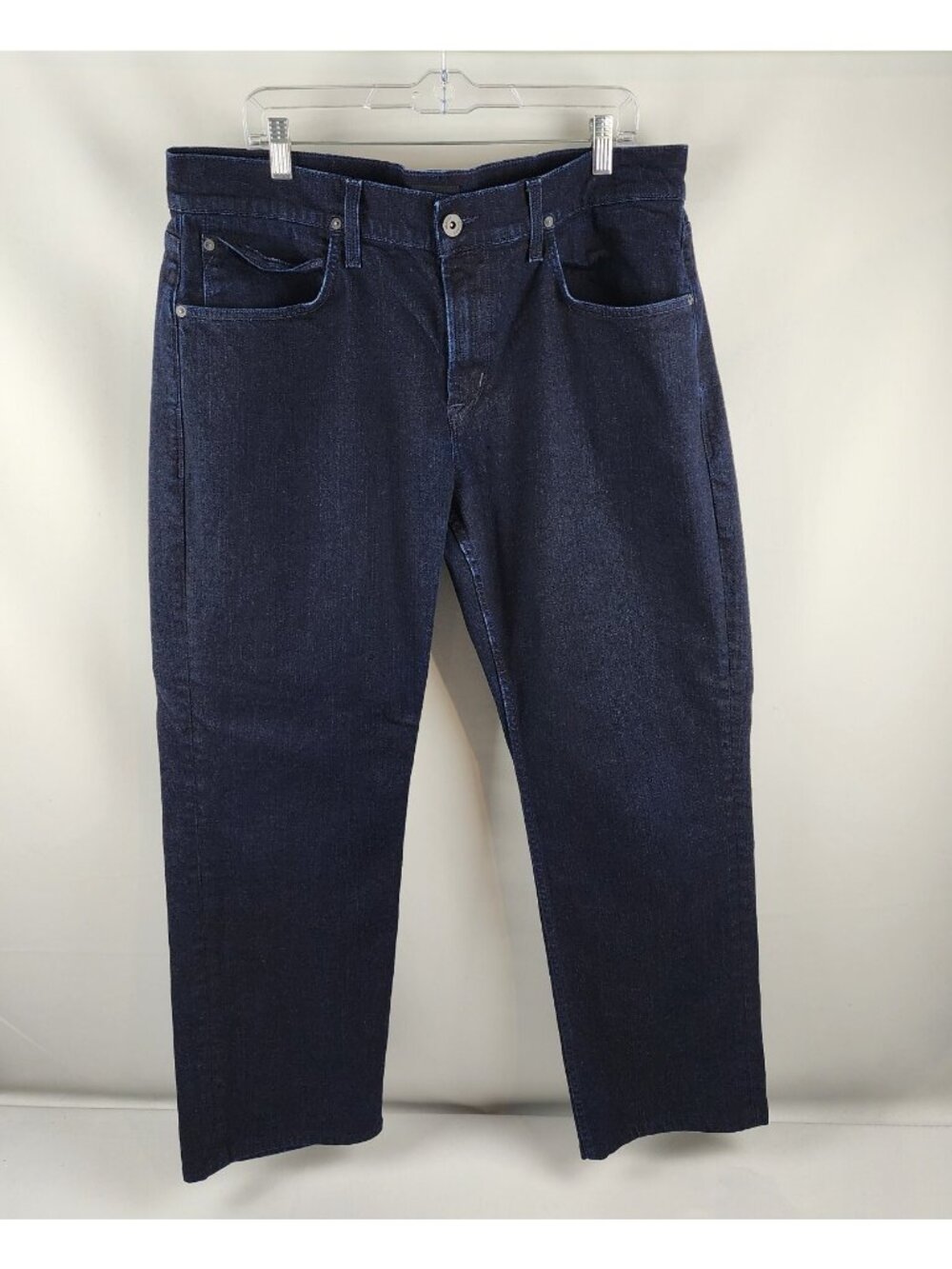 Hudson Jeans Mens 38x30 Blue Byron Straight Leg 5-Pocket Denim
